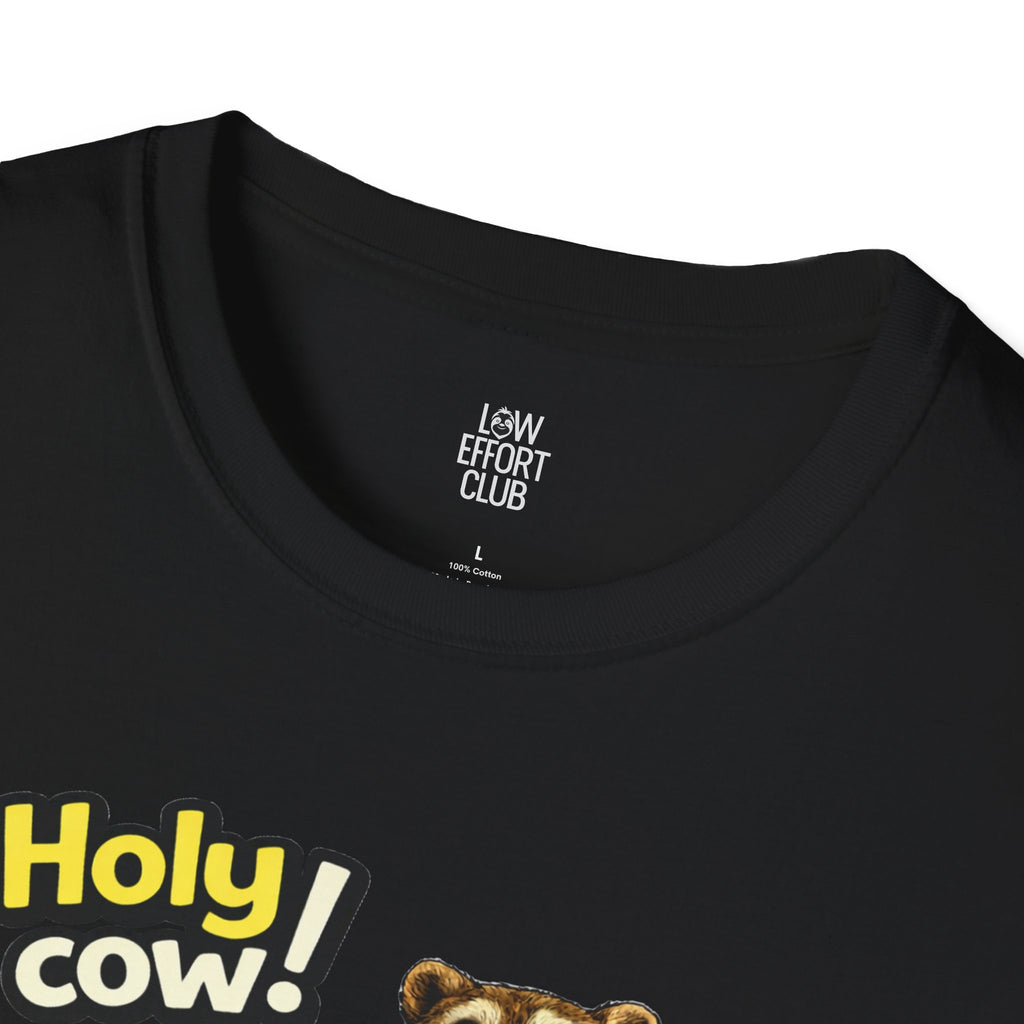 Holy Cow Grizzly Bear T-Shirt | Funny Graphic Tee