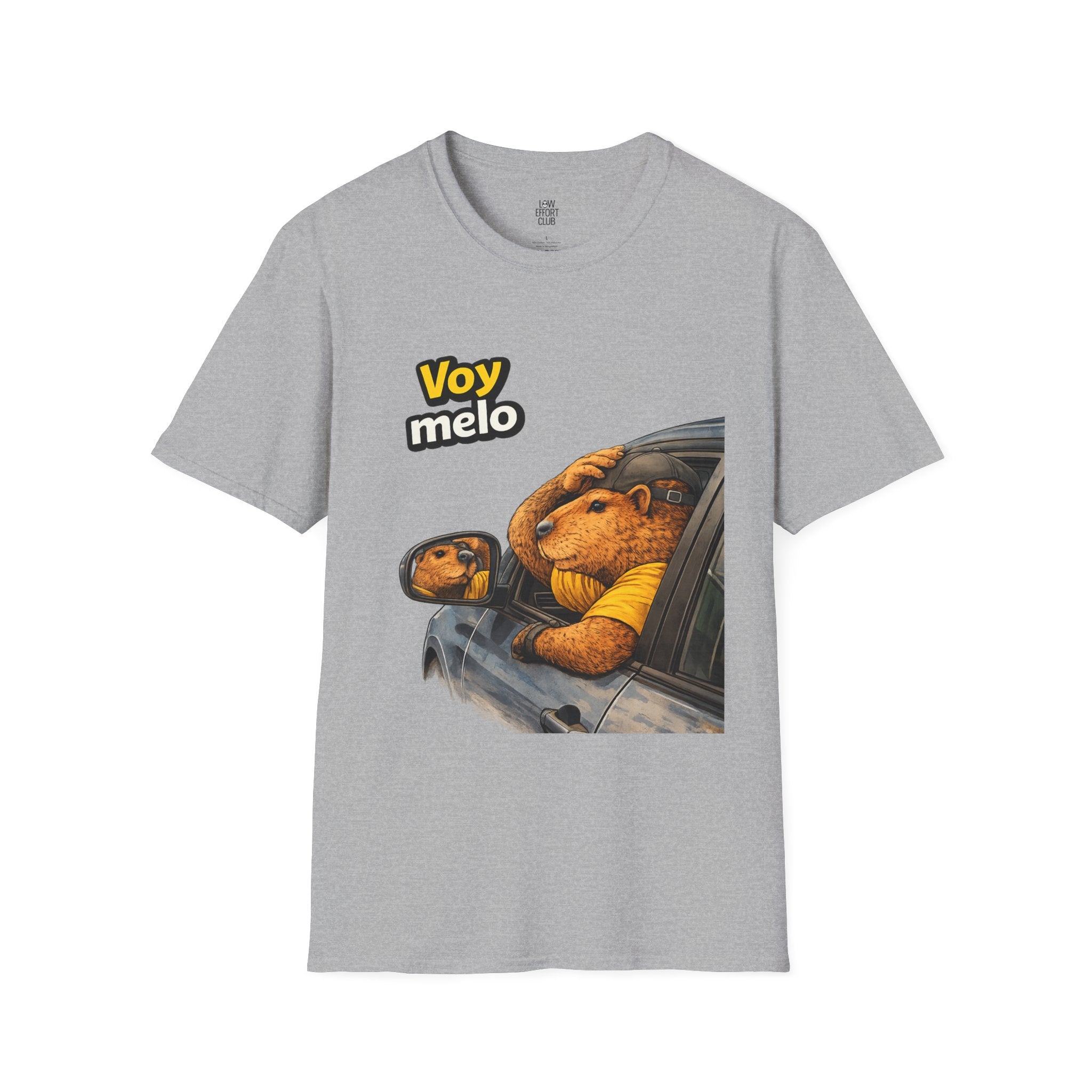 Taking It Easy Tee – Capybara Graphic T-Shirt | Low Effort Club