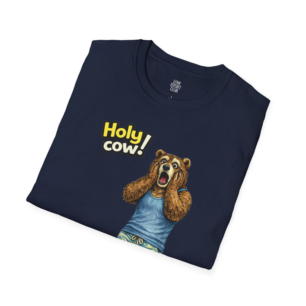 Holy Cow Grizzly Bear T-Shirt | Funny Graphic Tee