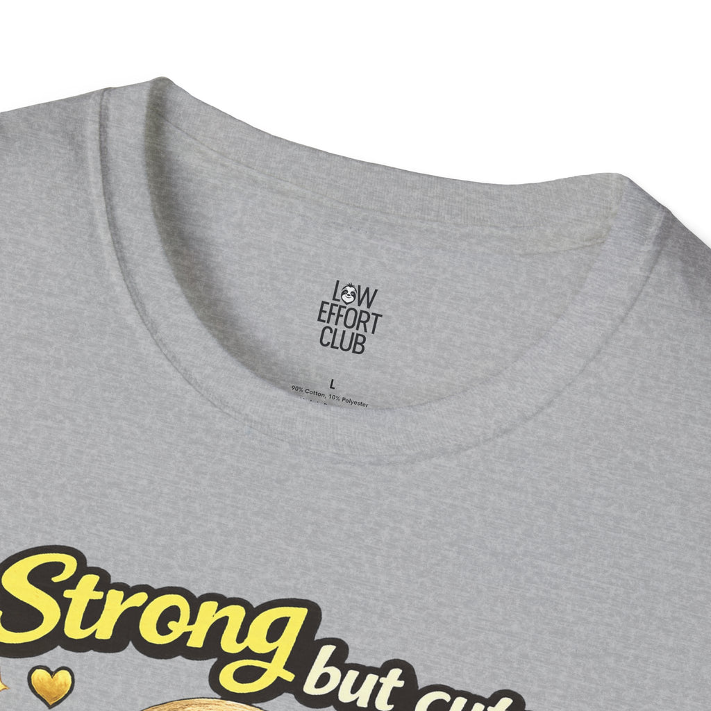 Strong but Cute Mom Raccoon T-Shirt – Mother’s Day Gift | Cute Mom Graphic Tee