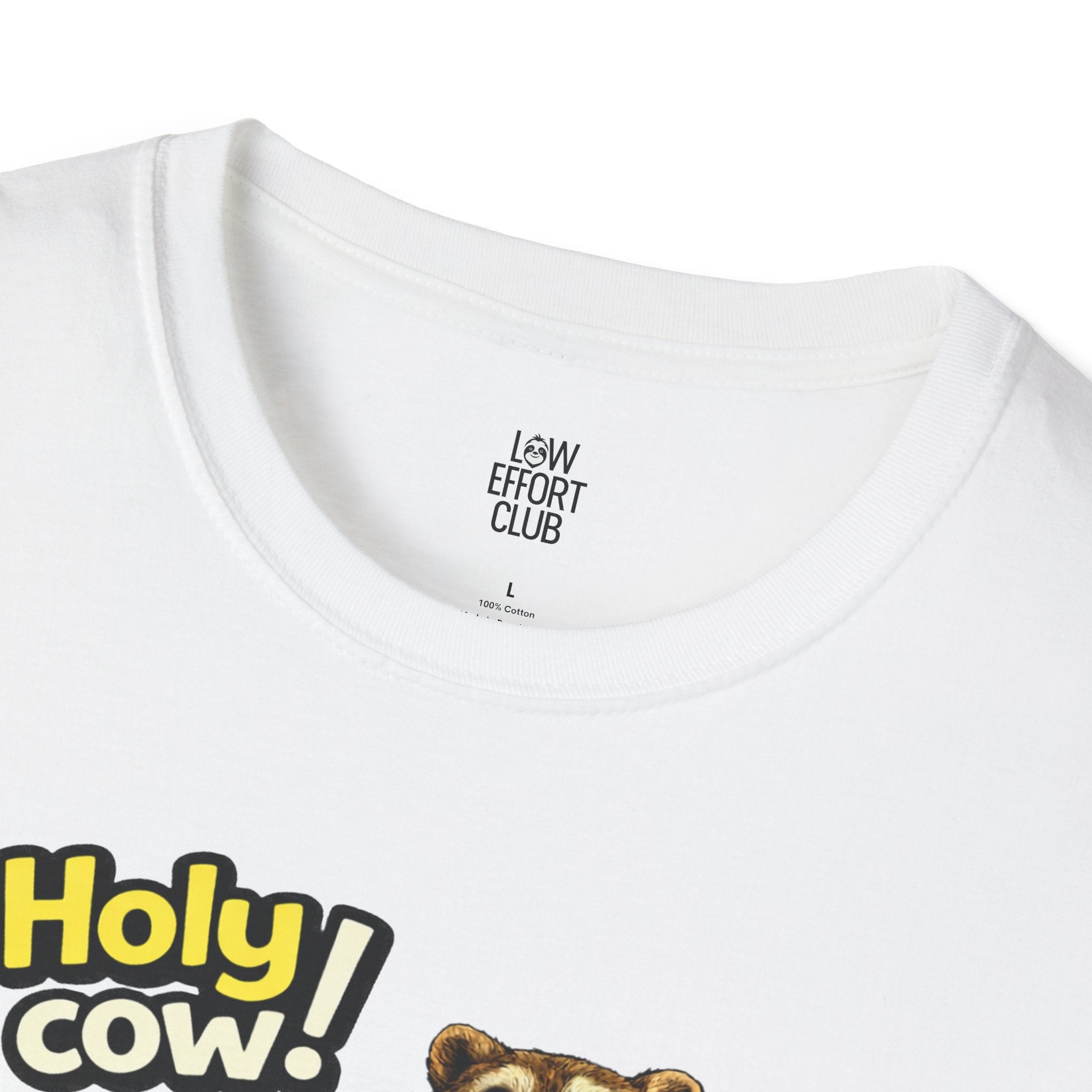 Holy Cow Grizzly Bear T-Shirt | Funny Graphic Tee