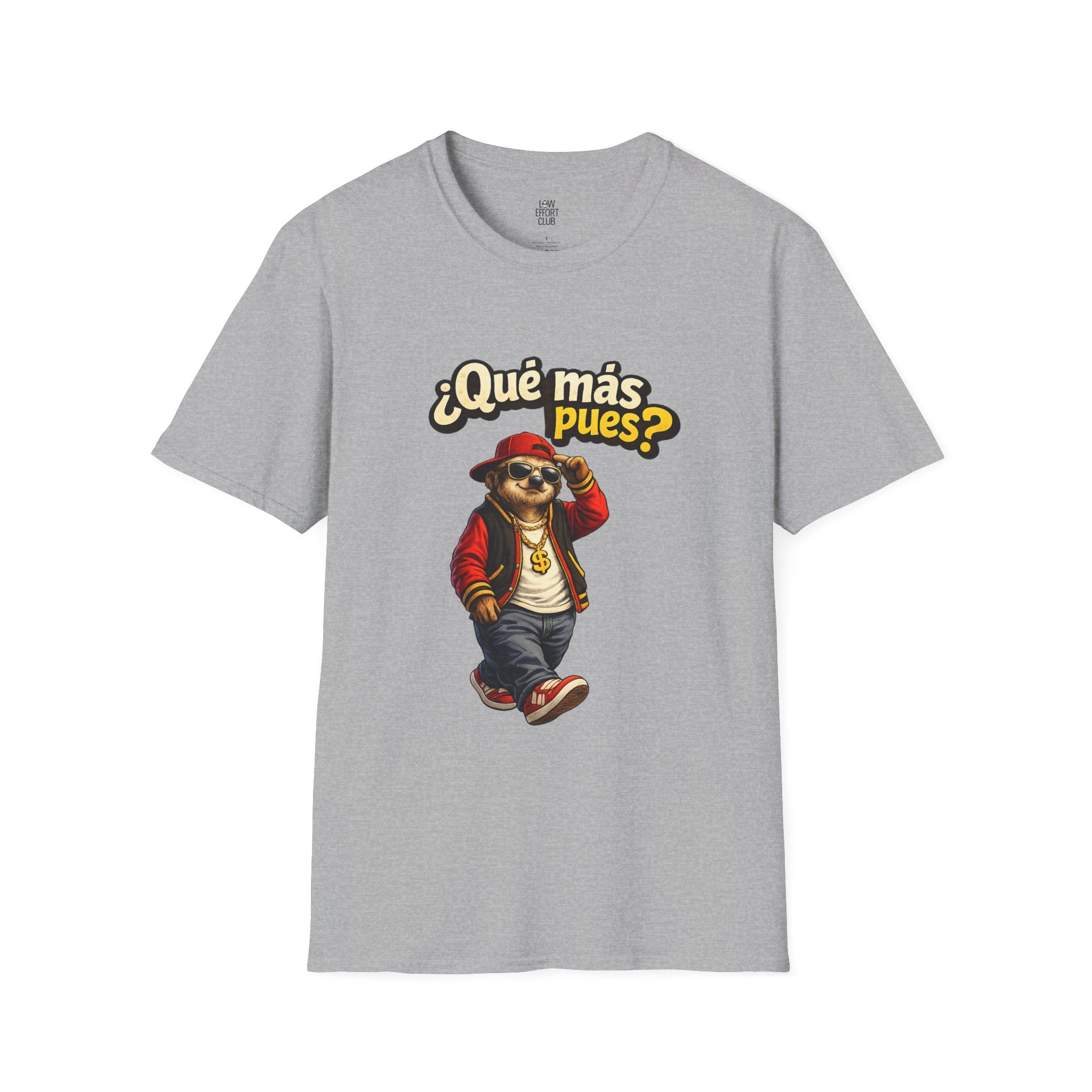 What Else? Sloth Design T-Shirt — Low Effort Club Casual Tee