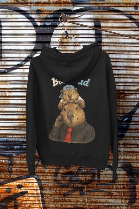Best Dad Hoodie – Cute Capybara Father’s Day Hoodie | Cozy Gift for Dad