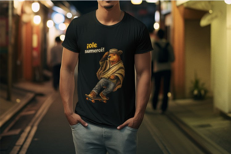 Respect The Pace Tee – Capybara Graphic T-Shirt