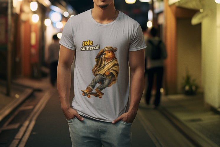 Respect The Pace Tee – Capybara Graphic T-Shirt