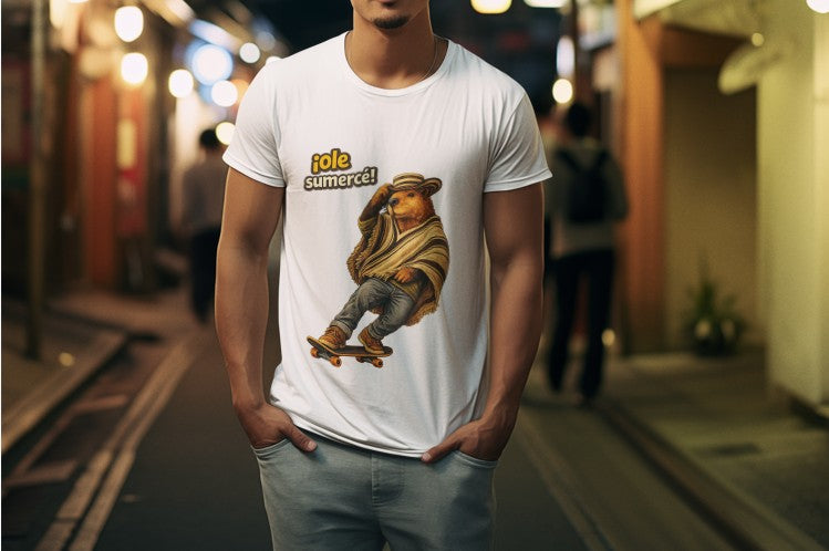 Respect The Pace Tee – Capybara Graphic T-Shirt