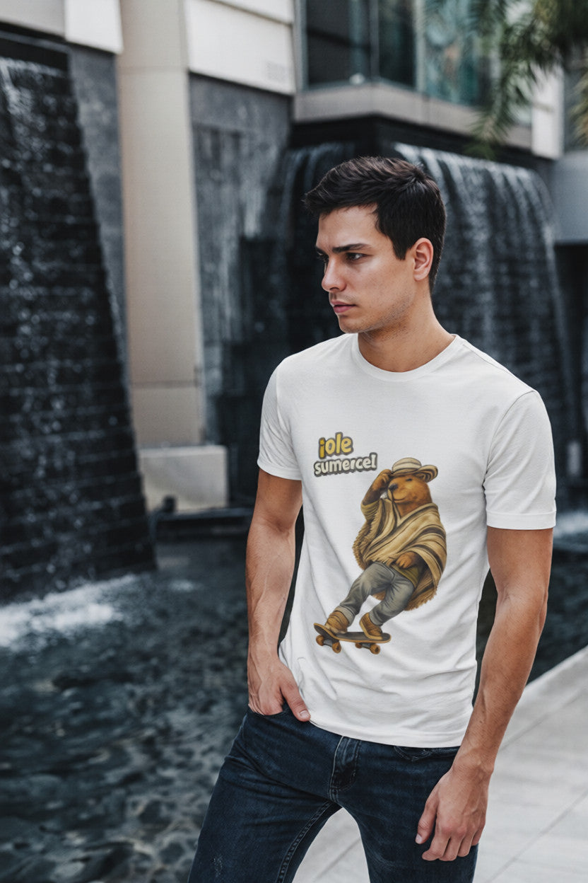 Respect The Pace Tee – Capybara Graphic T-Shirt
