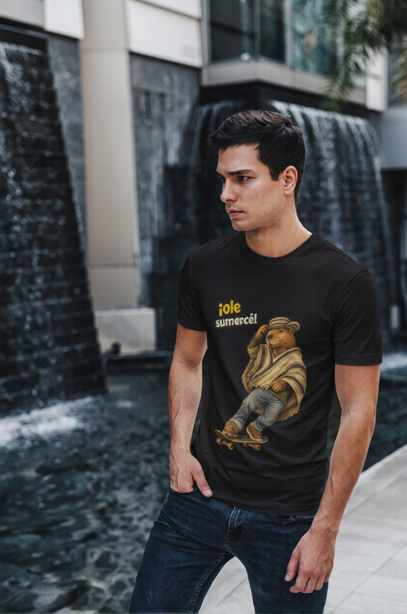 Respect The Pace Tee – Capybara Graphic T-Shirt