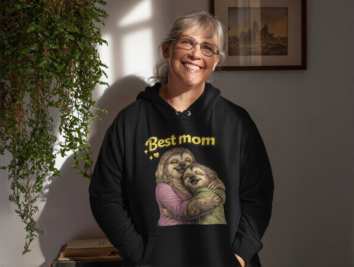 Best Mom Sloth Hoodie | Mother’s Day Gift for Mom