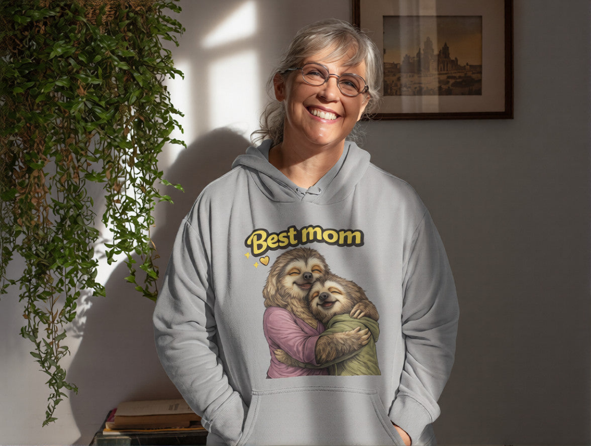 Best Mom Sloth Hoodie | Mother’s Day Gift for Mom