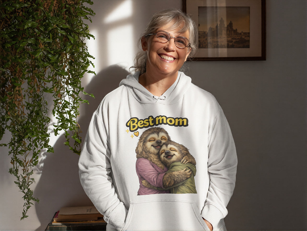 Best Mom Sloth Hoodie | Mother’s Day Gift for Mom