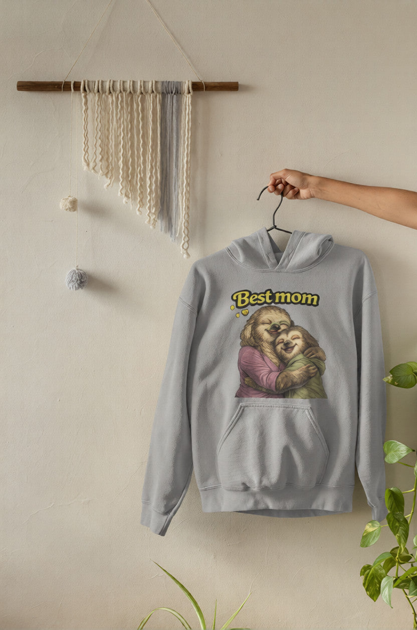 Best Mom Sloth Hoodie | Mother’s Day Gift for Mom