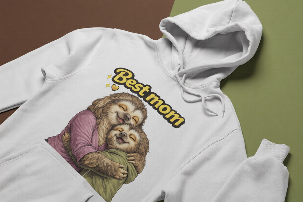 Best Mom Sloth Hoodie | Mother’s Day Gift for Mom