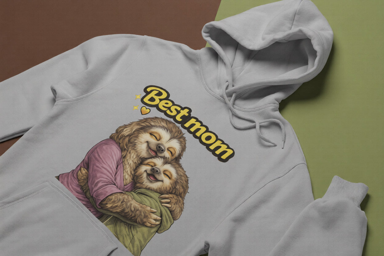Best Mom Sloth Hoodie | Mother’s Day Gift for Mom