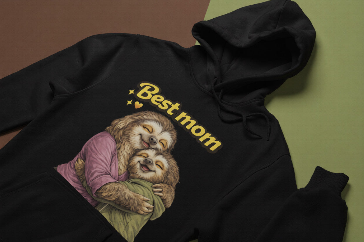 Best Mom Sloth Hoodie | Mother’s Day Gift for Mom
