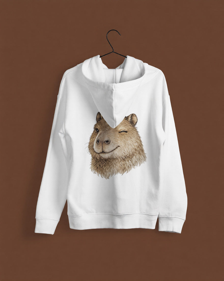 Minimalist Cute Animal Sweatshirt | Aesthetic Streetwear Hoodie