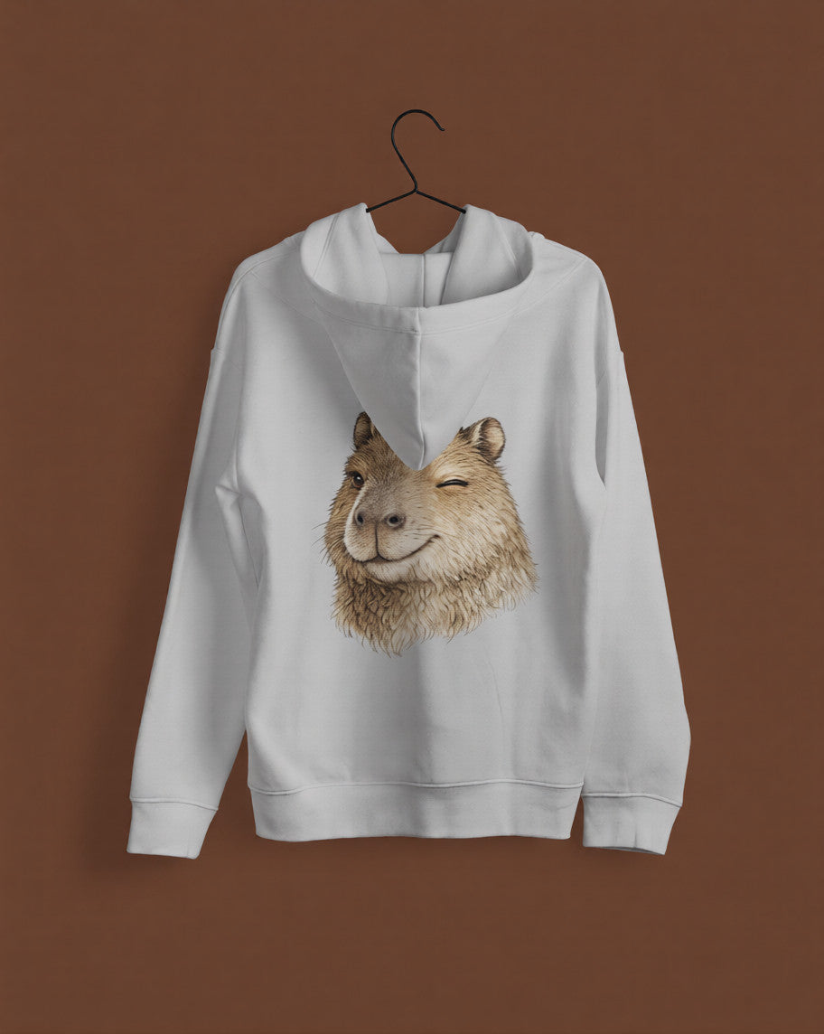 Minimalist Cute Animal Sweatshirt | Aesthetic Streetwear Hoodie