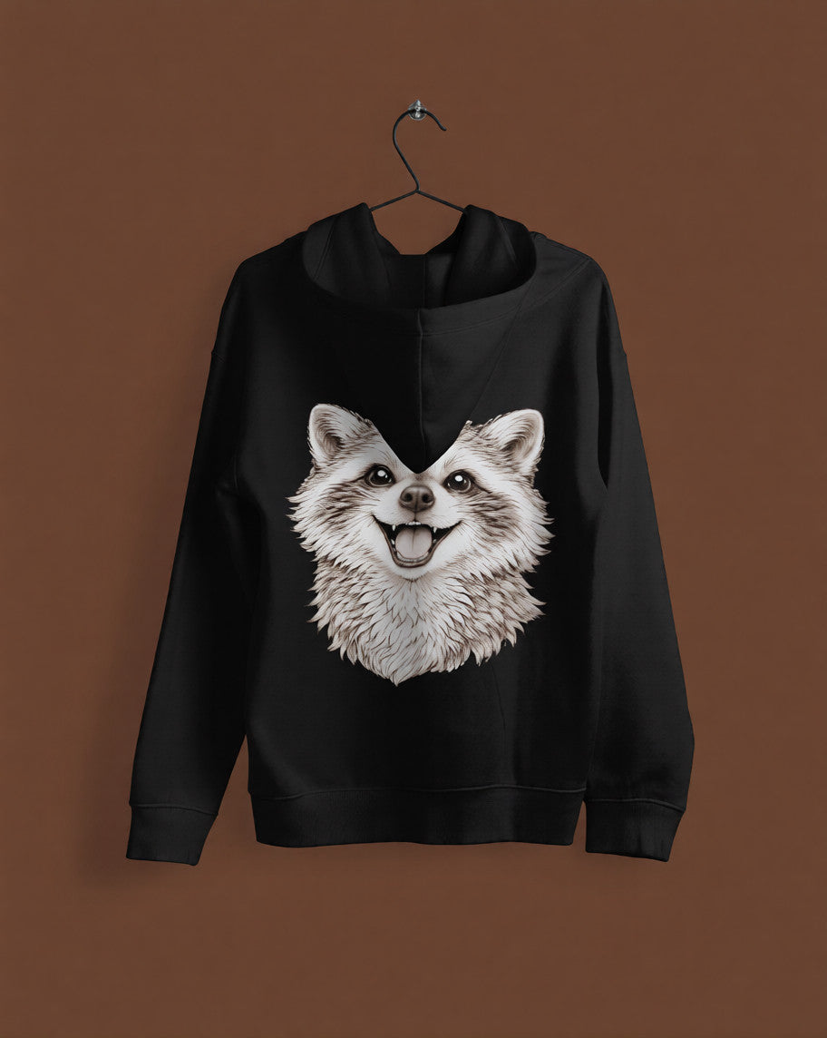 Cute Animal Sketch Sweatshirt | Aesthetic Minimalist Hoodie