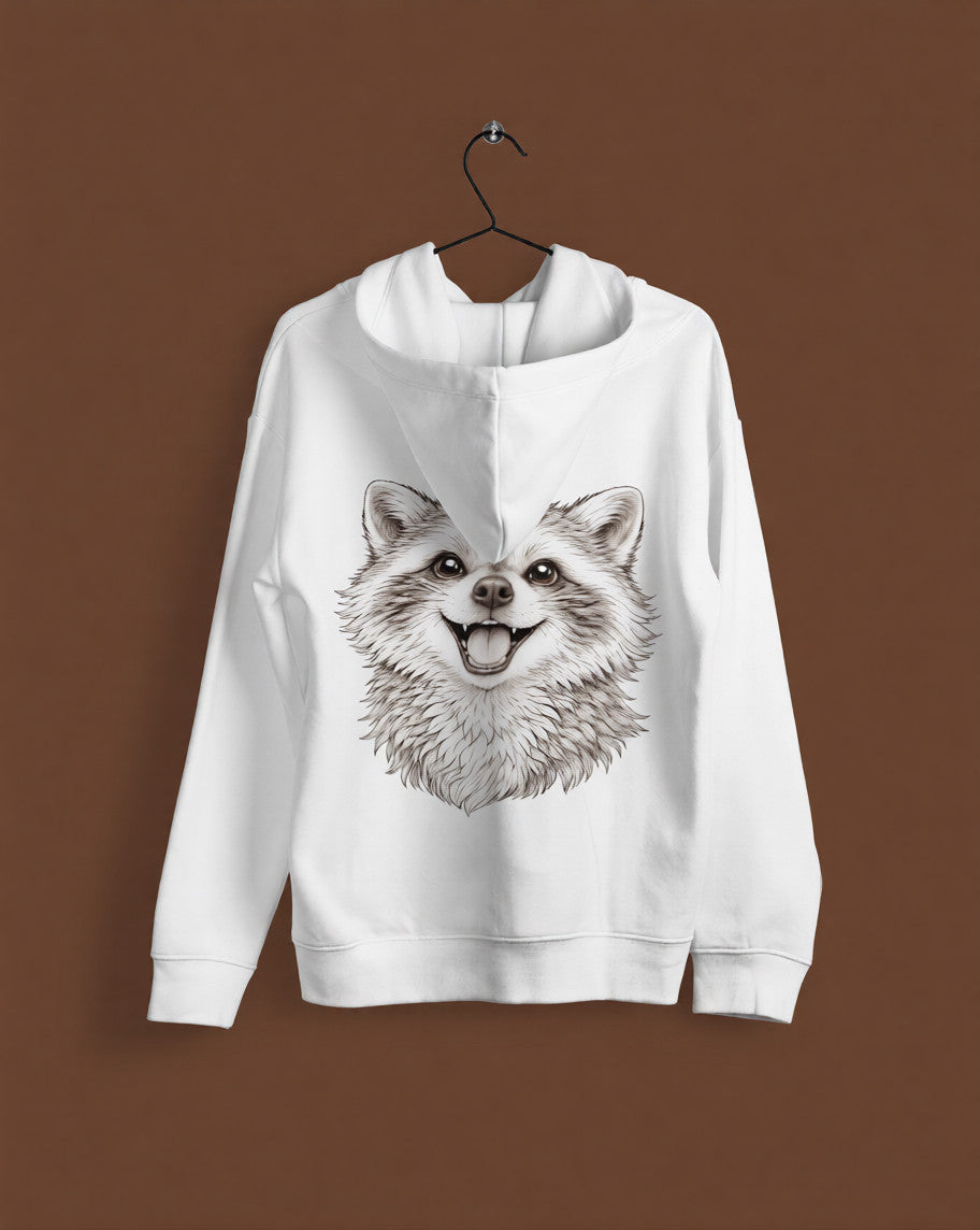 Cute Animal Sketch Sweatshirt | Aesthetic Minimalist Hoodie