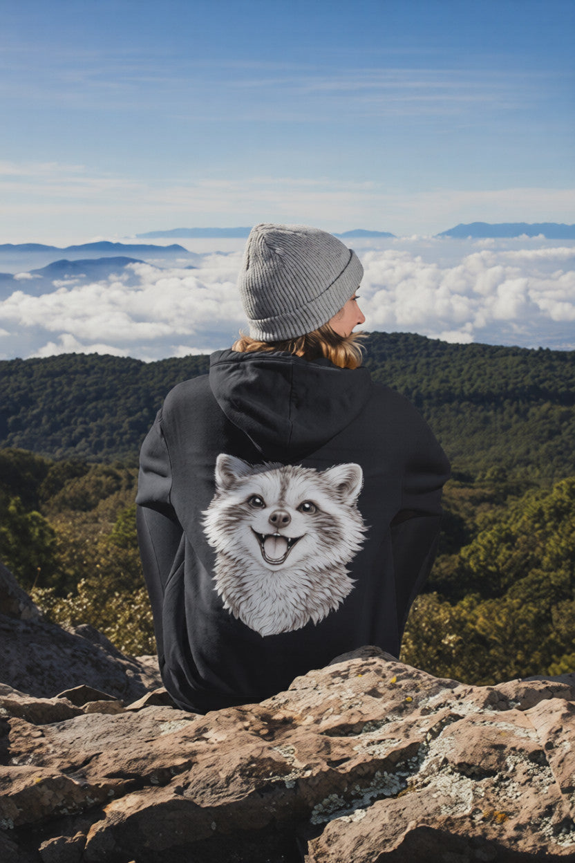 Cute Animal Sketch Sweatshirt | Aesthetic Minimalist Hoodie