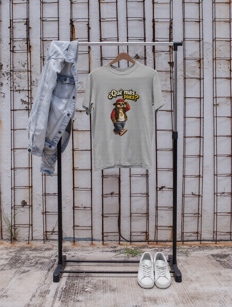 Funny Sloth Graphic T-Shirt – “¿Qué más pues?” Streetwear Tee