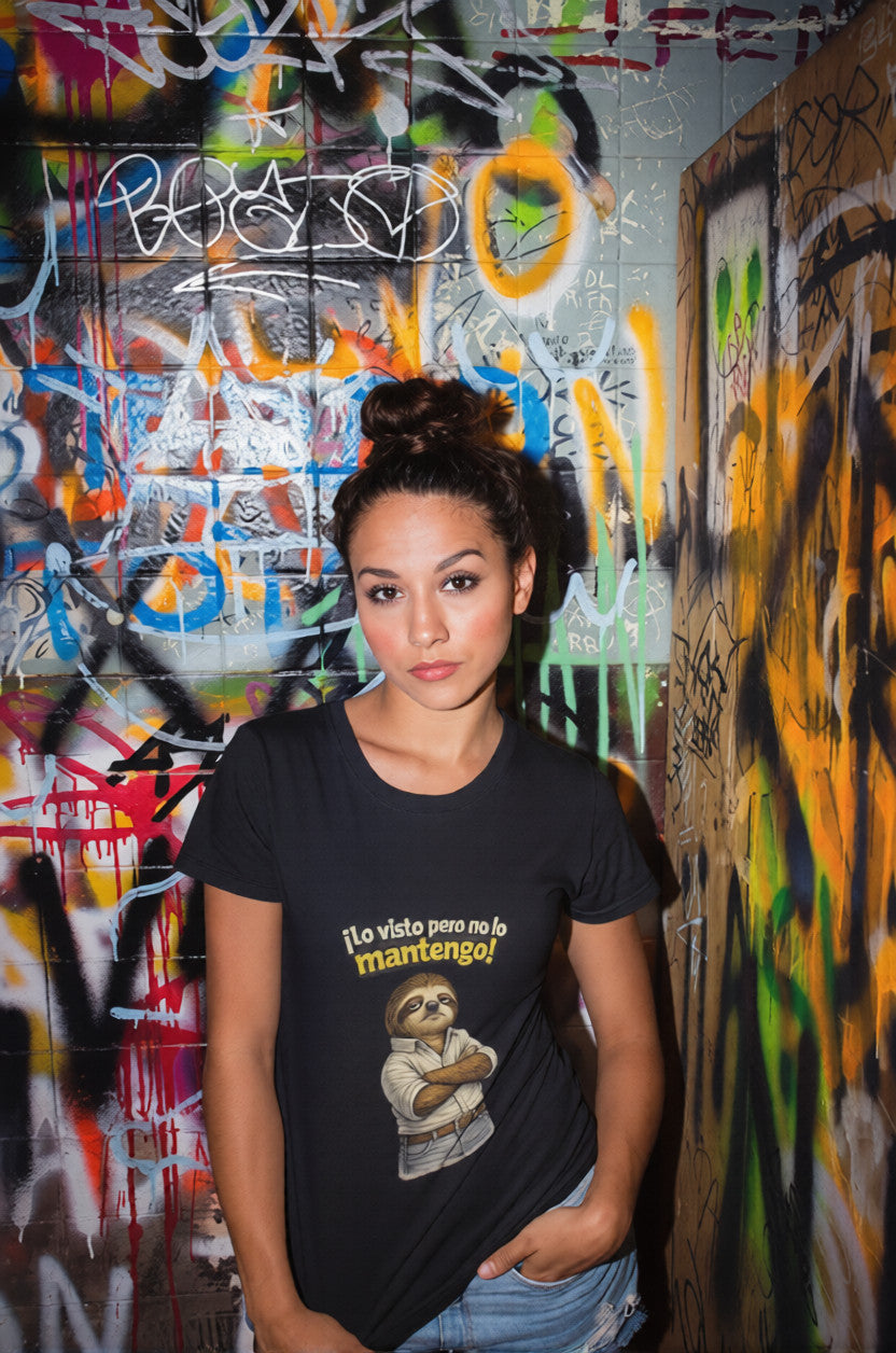 I dress you, but I ain't fund ya! Sloth Design T-Shirt
