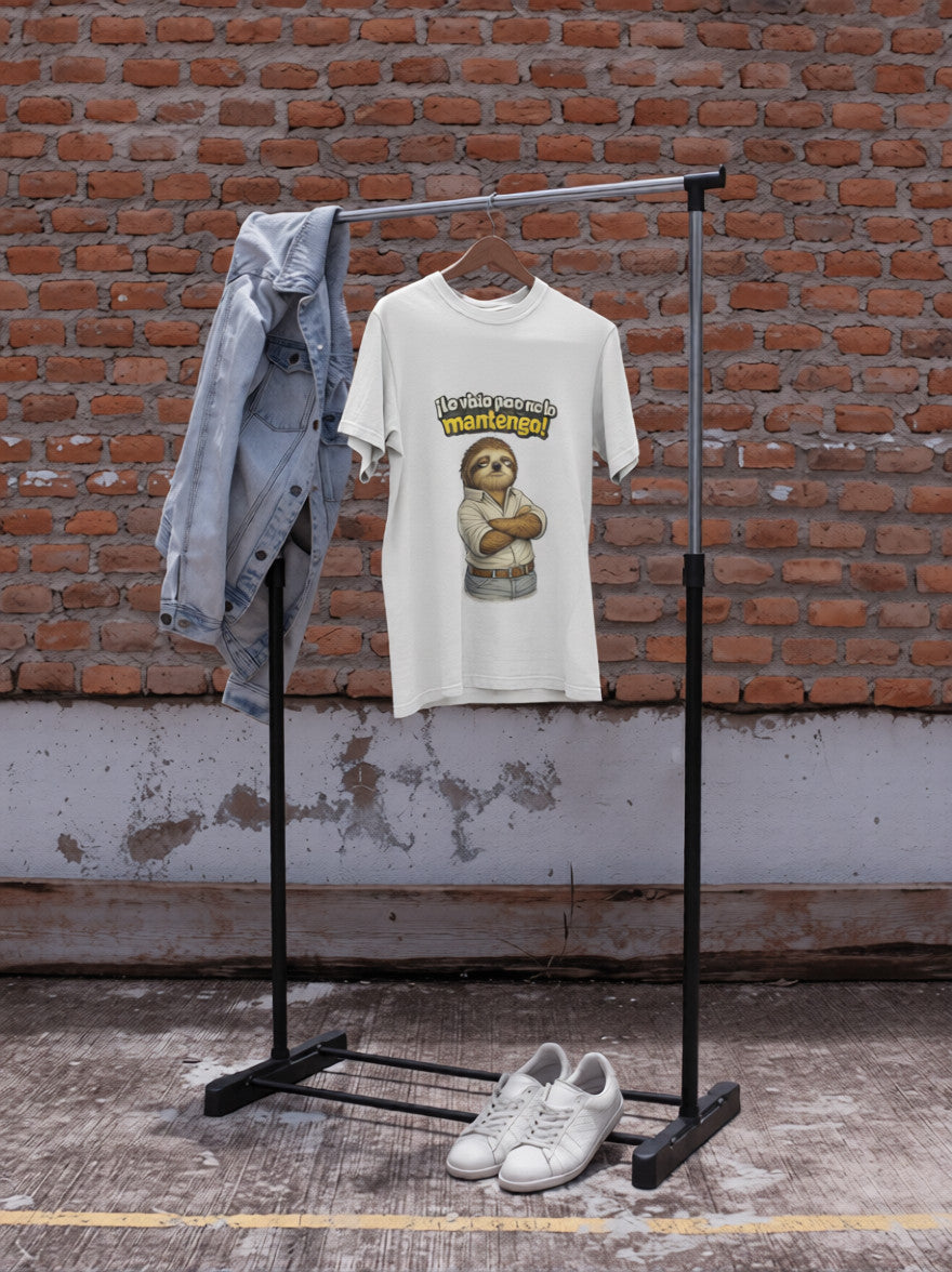 I dress you, but I ain't fund ya! Sloth Design T-Shirt