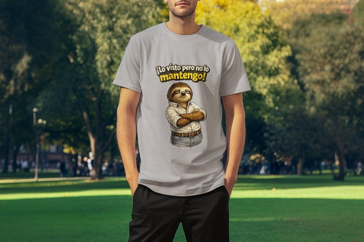 I dress you, but I ain't fund ya! Sloth Design T-Shirt