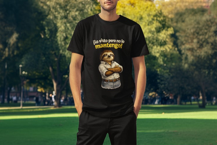 I dress you, but I ain't fund ya! Sloth Design T-Shirt