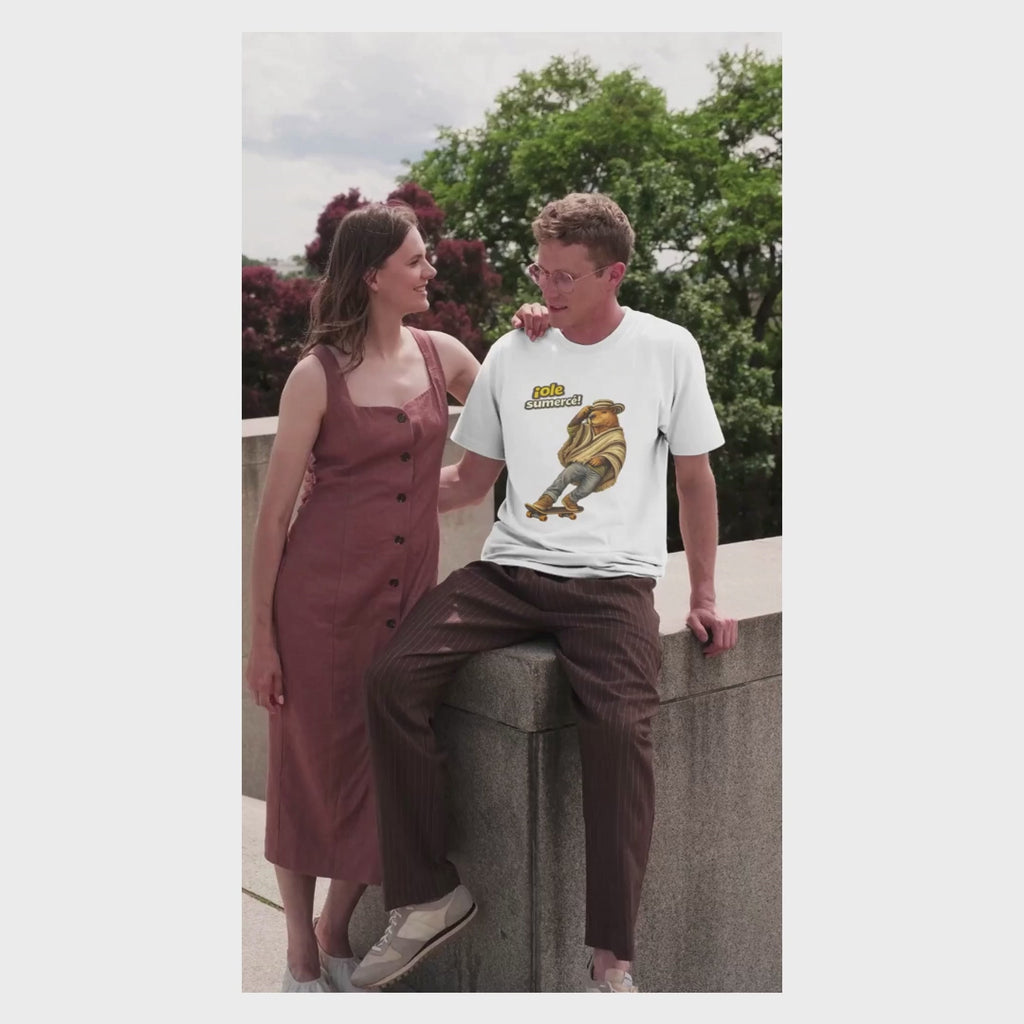 Respect The Pace Tee – Capybara Graphic T-Shirt | Low Effort Club